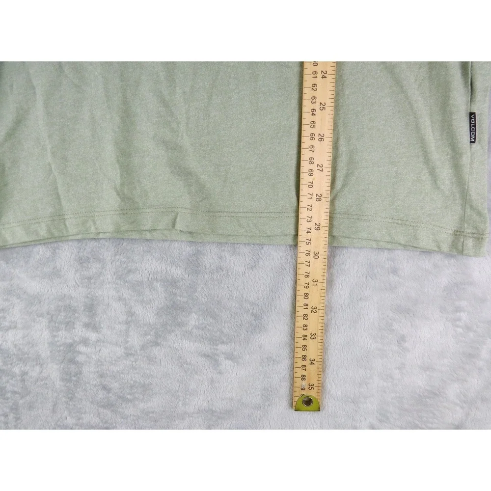 Volcom Polo Shirt Mens Medium Green Short Sleeve Casual Classic‎ Skate Surf Logo - Picture 5 of 8